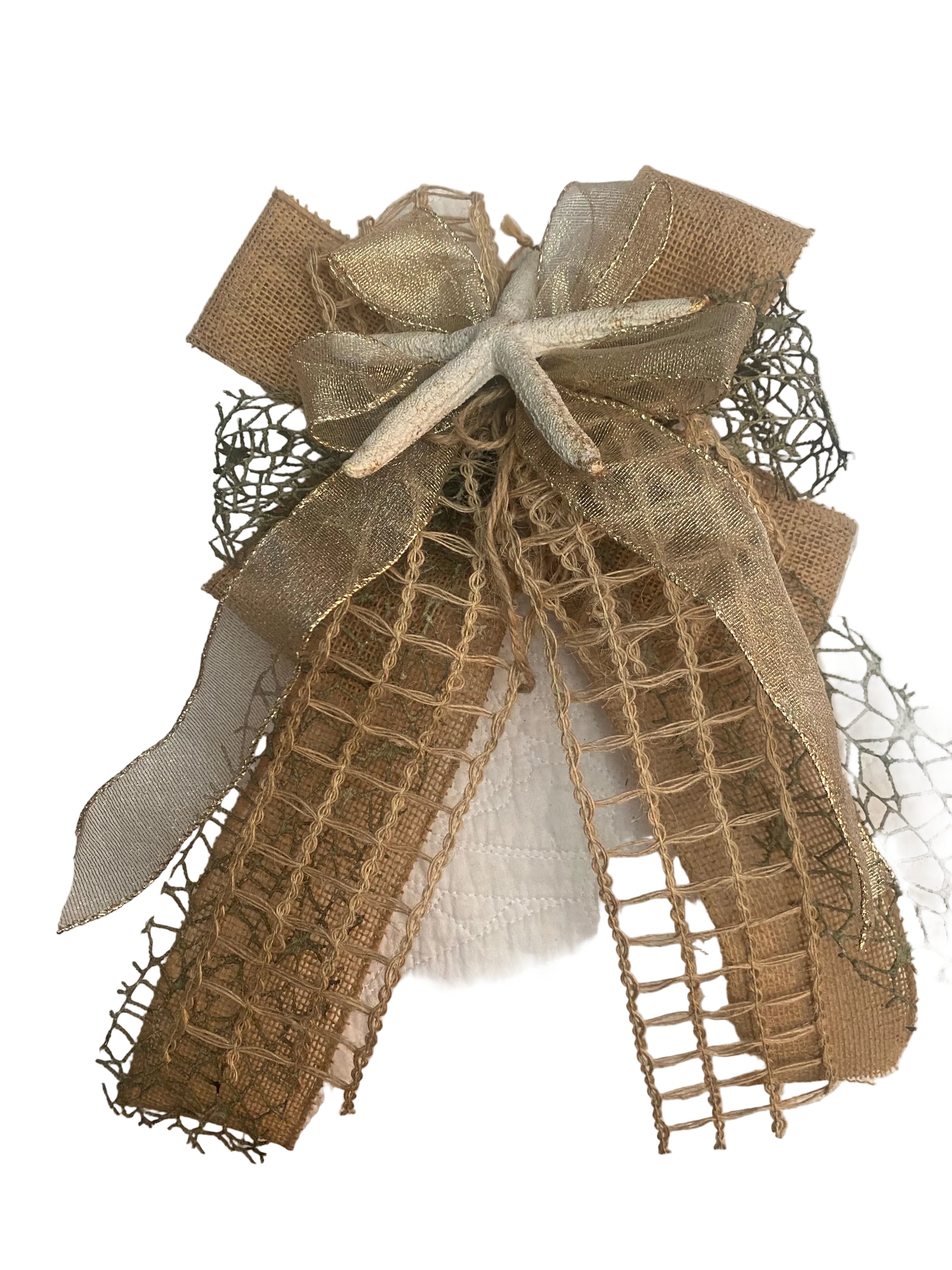 Decorative Bow — Coastal Starfish