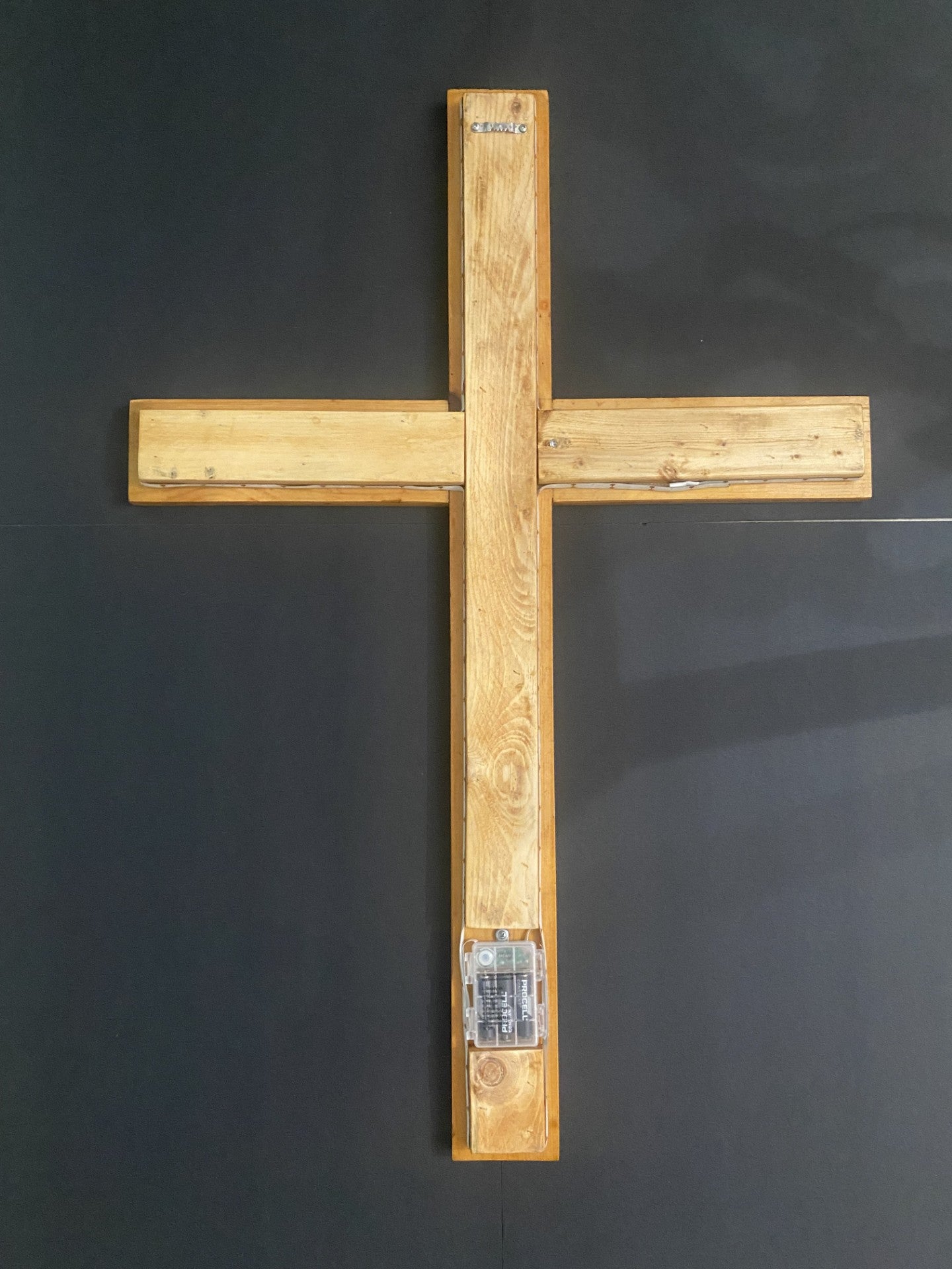 Golden Pecan Backlite Cross