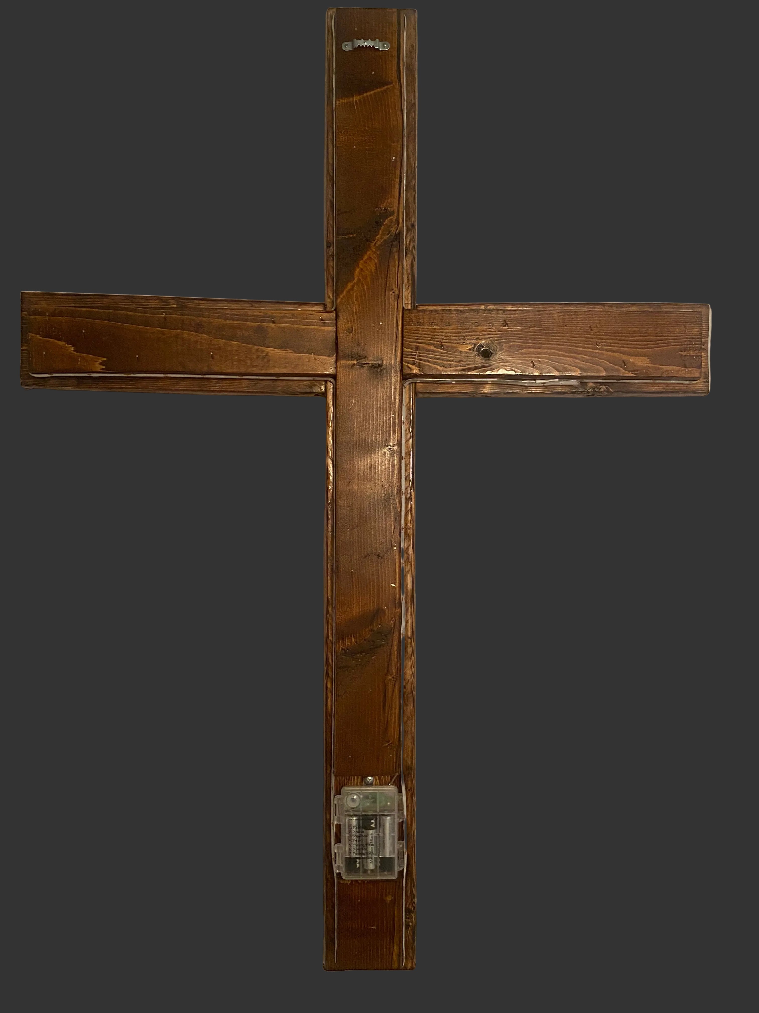 Early American Backlite Cross